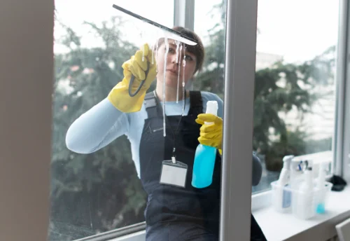 Nettoyage de vitres intérieures et extérieures à Chambérat